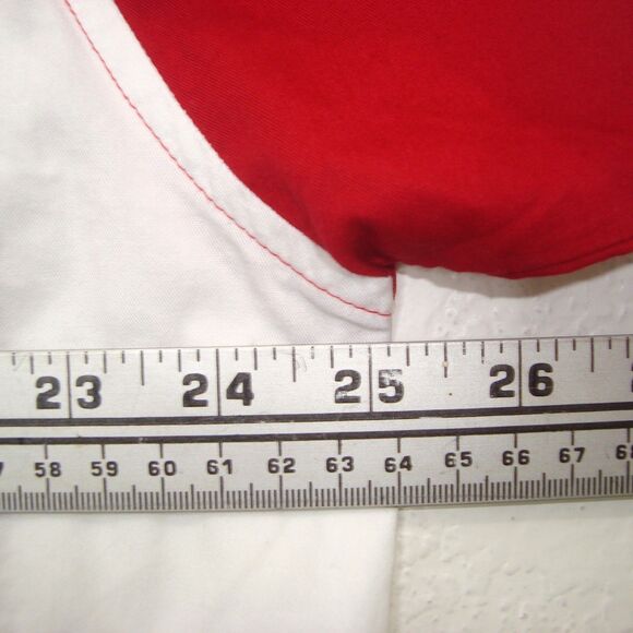 Cotton Traders Sport USA Flag Patriotic Button Front Short Sleeve Shirt Size L - Picture 4 of 9